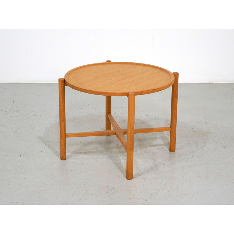 Vintage oakwood coffee table by Hans Wegner, 1970s