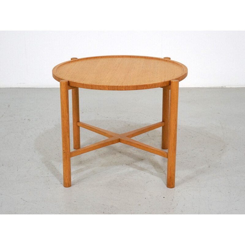 Vintage oakwood coffee table by Hans Wegner, 1970s
