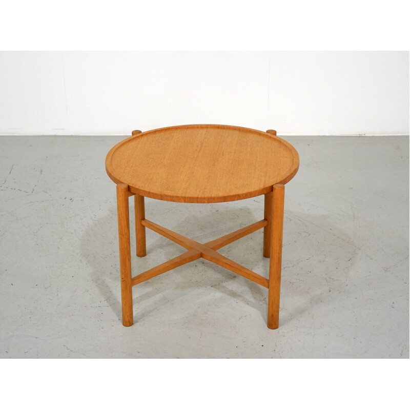 Vintage oakwood coffee table by Hans Wegner, 1970s