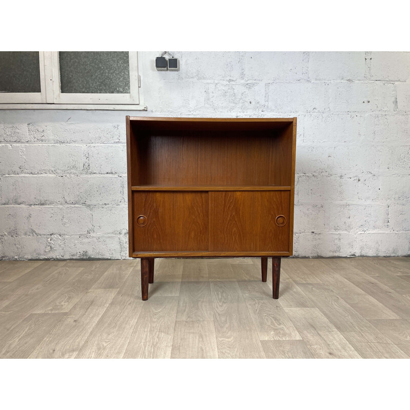 Scandinavian vintage teak bookcase, 1960