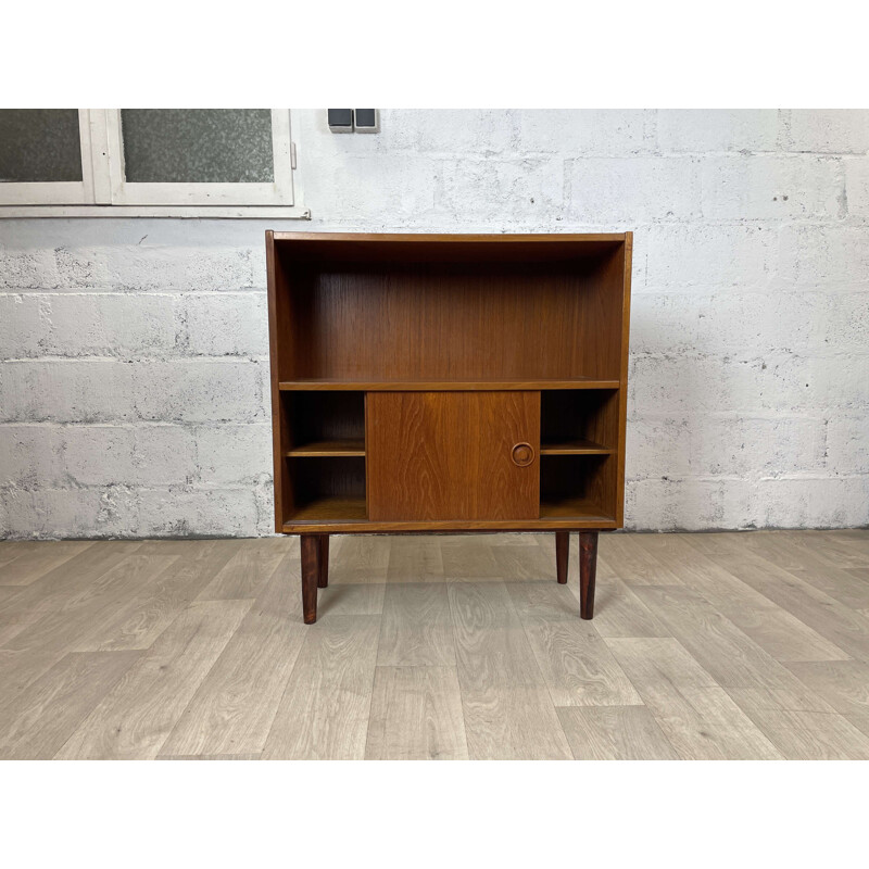 Scandinavian vintage teak bookcase, 1960