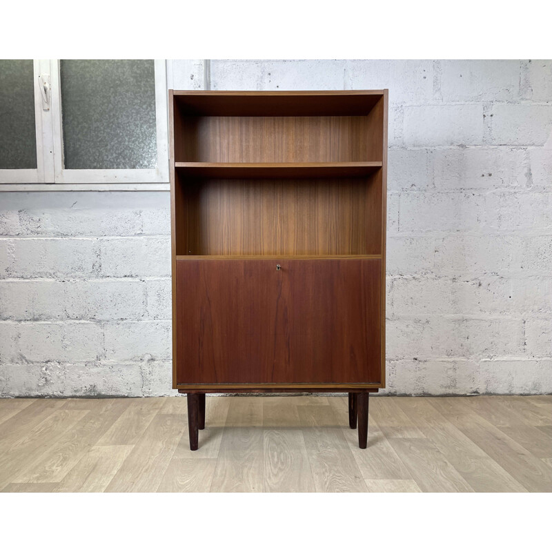 Scandinavian vintage teak bookcase, 1960