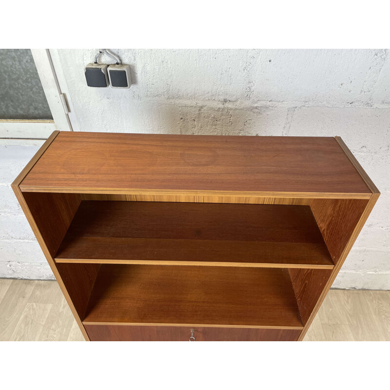 Scandinavian vintage teak bookcase, 1960