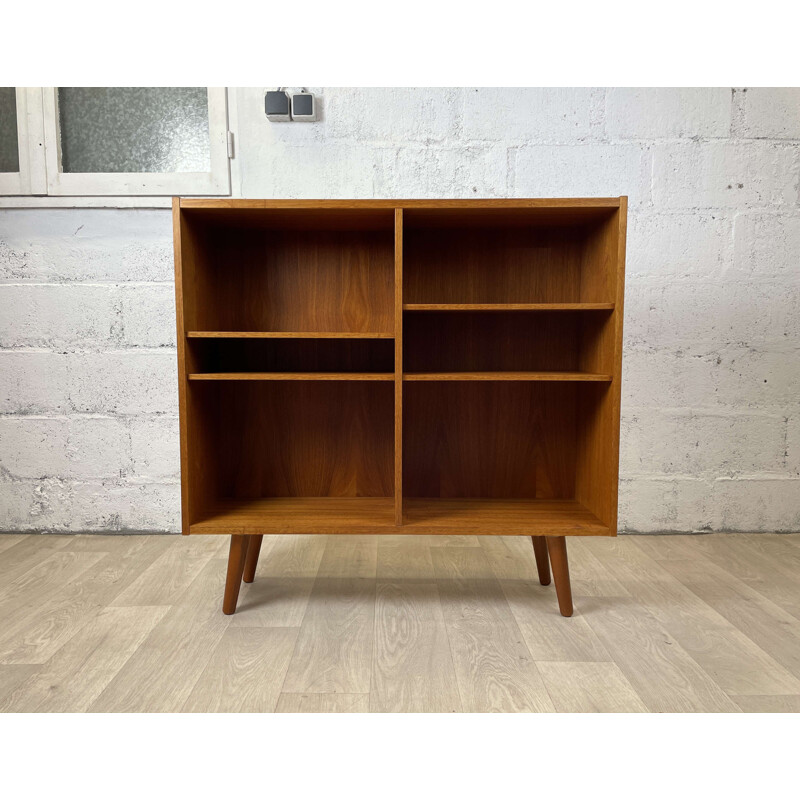 Scandinavian vintage teak bookcase, 1960