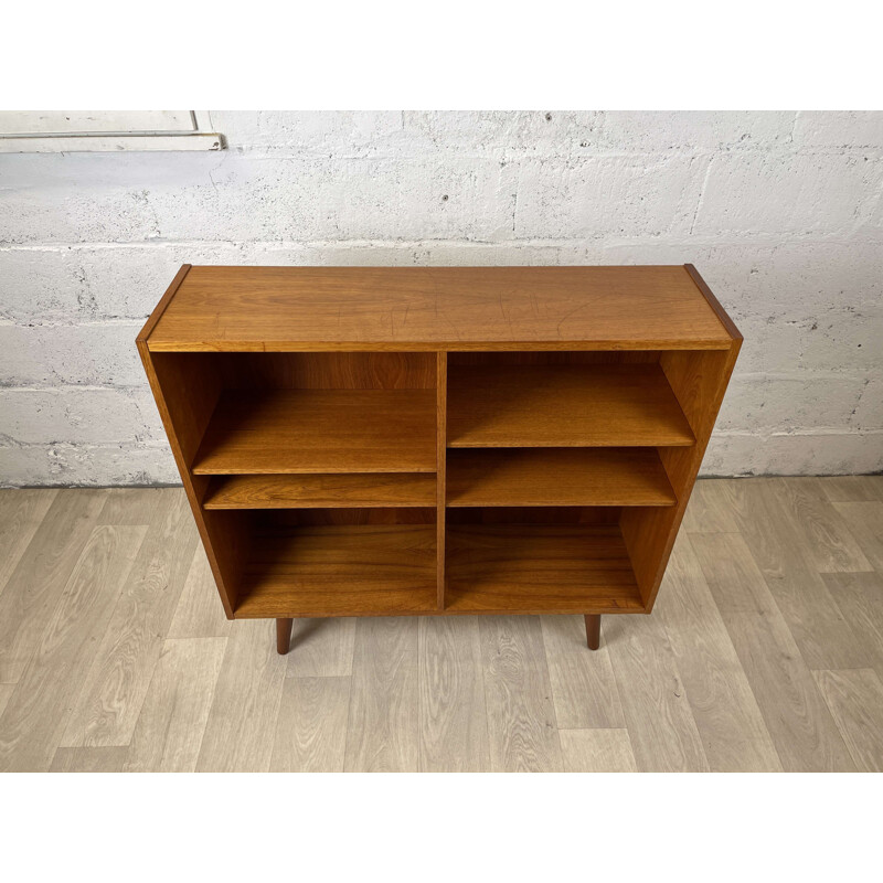 Scandinavian vintage teak bookcase, 1960