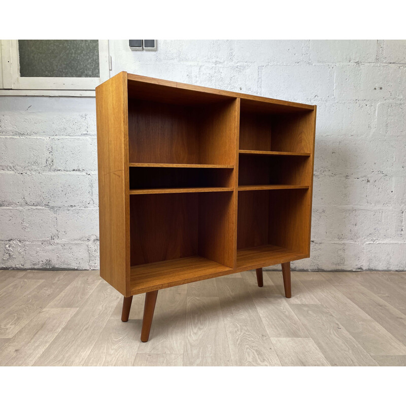 Scandinavian vintage teak bookcase, 1960