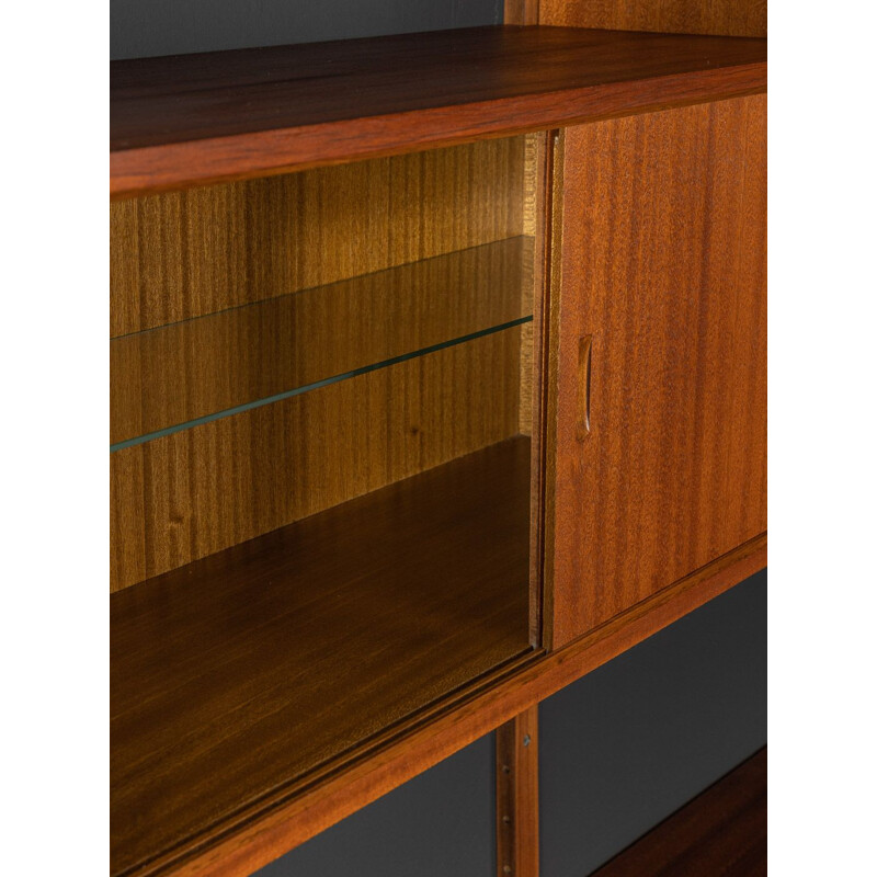 Vintage walnut wall unit by Poul Cadovius for Cado, Denmark 1960s