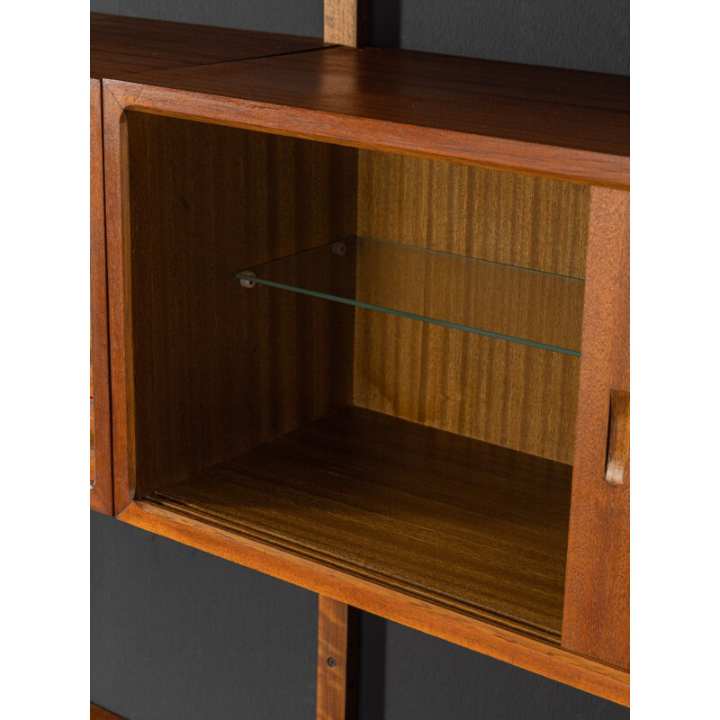 Vintage walnut wall unit by Poul Cadovius for Cado, Denmark 1960s