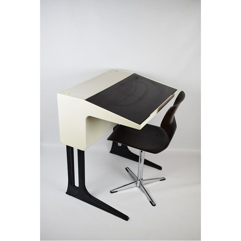 Vintage Flototto bureau van Lugi Colani, 1970