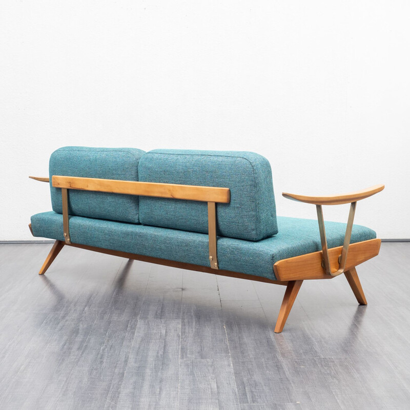 Vintage cherrywood sofabed, 1950s
