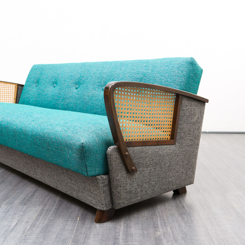 Vintage sofabed two-coloured, 1950s