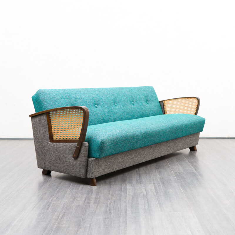 Vintage sofabed two-coloured, 1950s