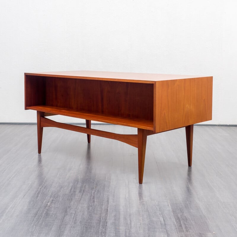 Vintage teak wood desk, 1960s