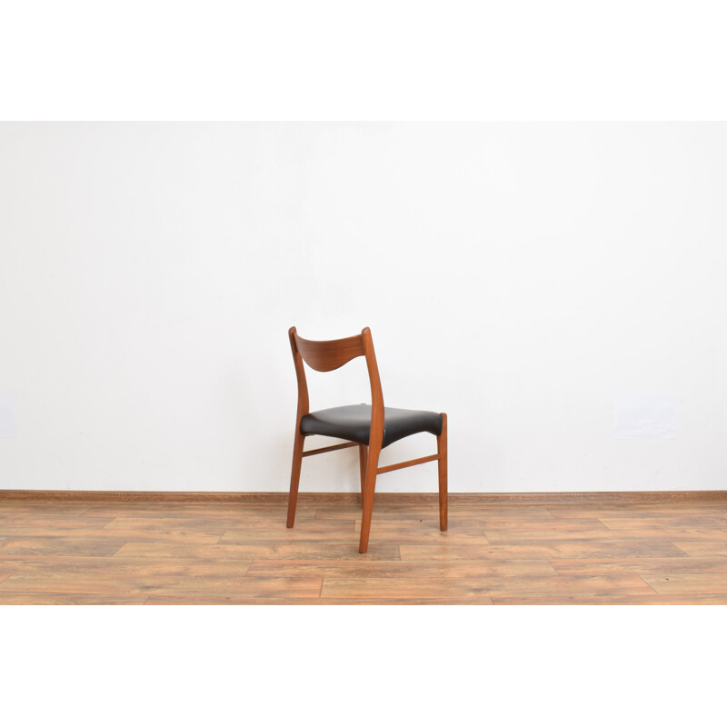 Set of 4 mid-century Danish teak dining chairs by Arne Wahl Iversen for Glyngøre Stolefabrik, 1960s