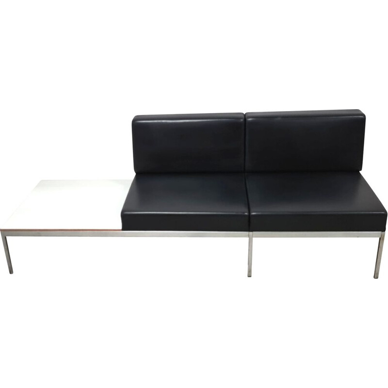 Vintage Schiphol bench by Kho lIang Ie for Artifort, Netherlands 1960s