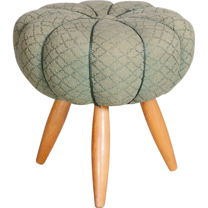 Mid century round footrest, 1950s