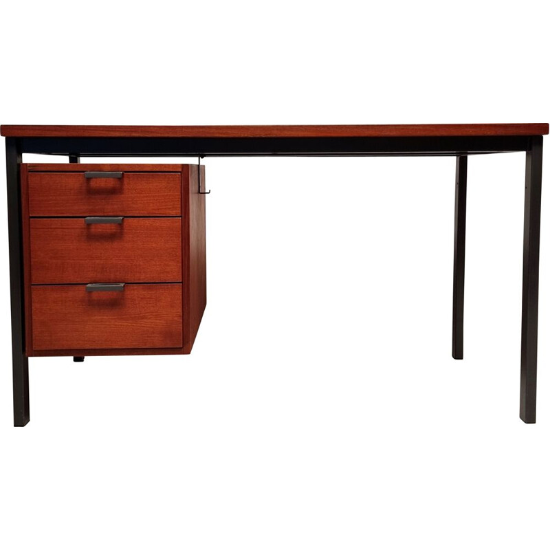 Bureau moderniste vintage en teck d'Herbert Hirche pour Holzapfel, 1960