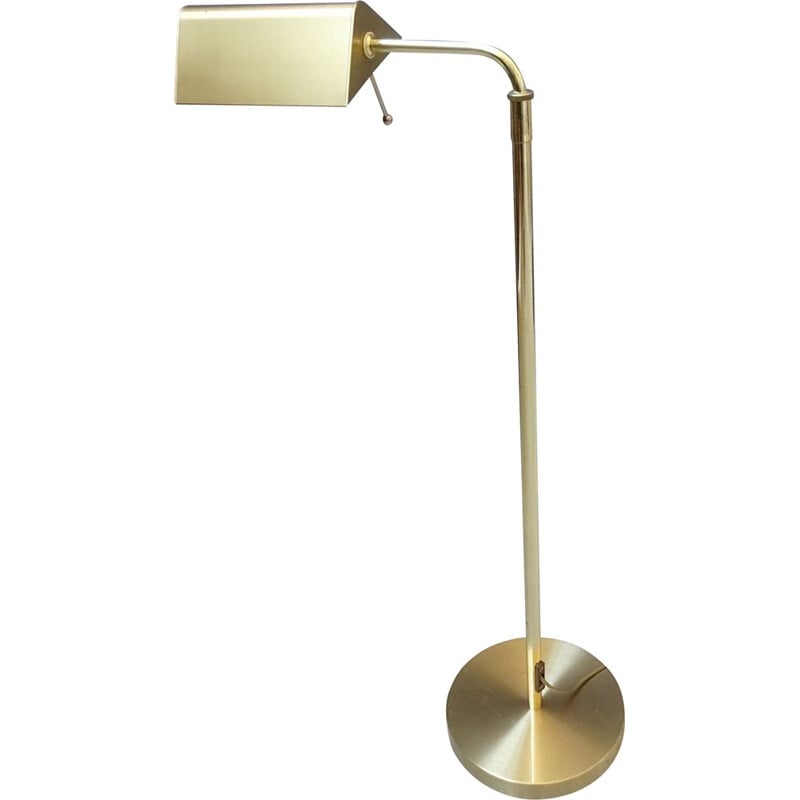 Brass vintage floor lamp by Sölken Leuchten, 1960-1970s