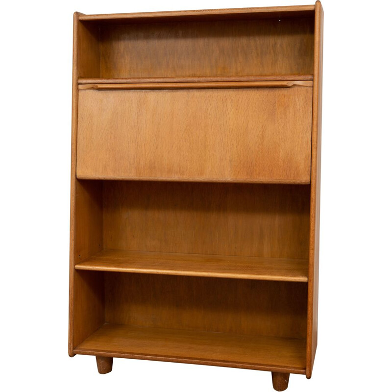 Vintage oakwood bookcase by Cees Braakman for Pastoe