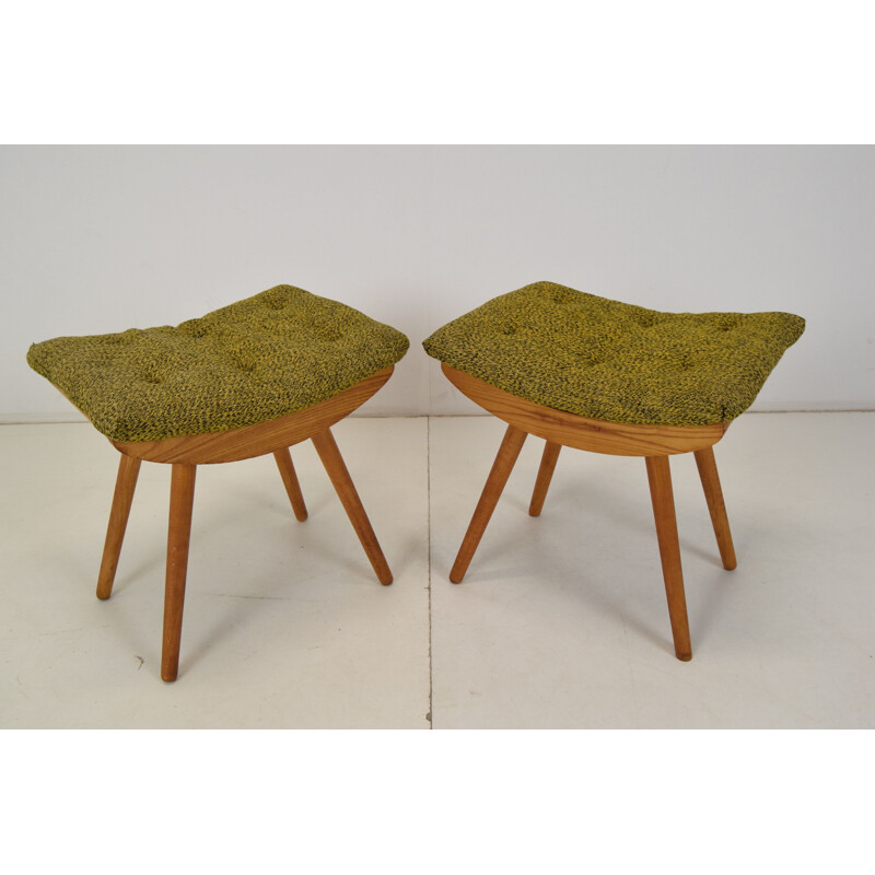 Pair of mid-century footrests Ton, Czechoslovakia 1960s