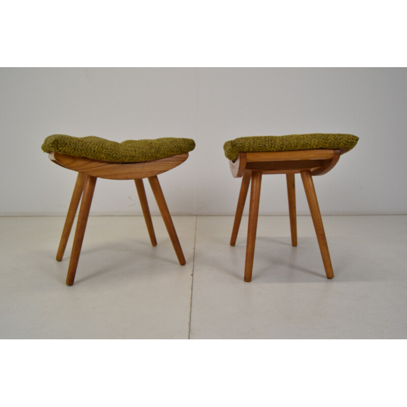 Pair of mid-century footrests Ton, Czechoslovakia 1960s