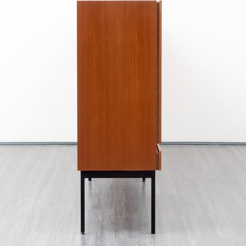 Vintage Behr highboard in teak, Dieter WAECKERLIN - 1960s