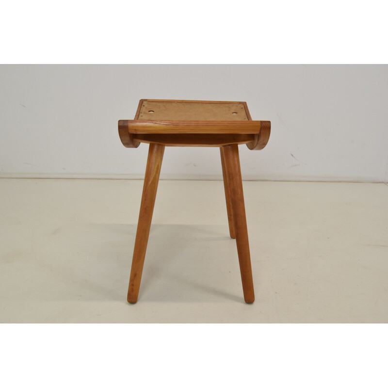 Mid-century wood footrest Ton, Czechoslovakia 1960s