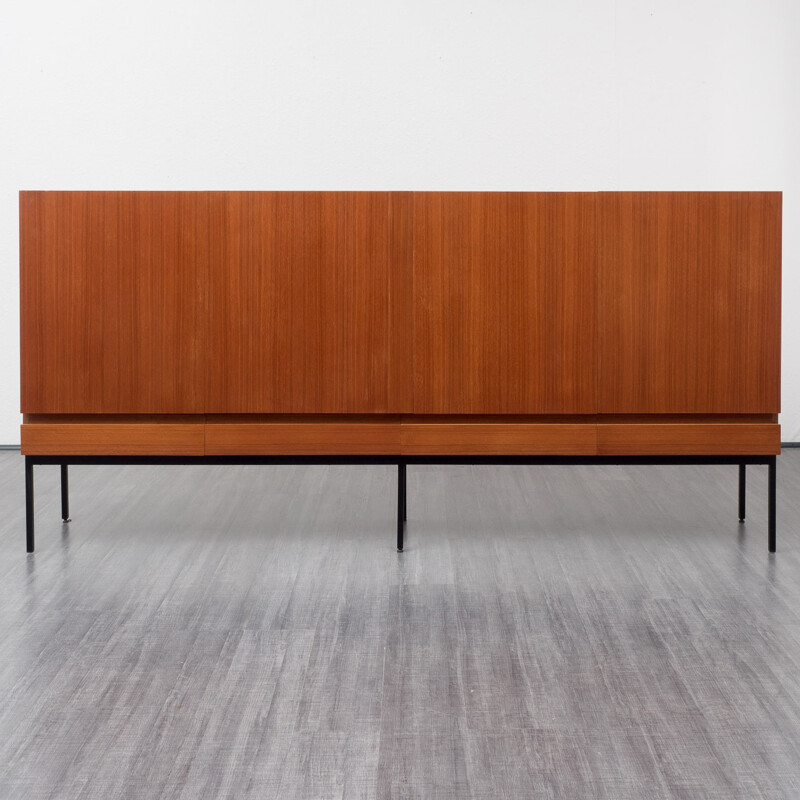 Vintage Behr highboard in teak, Dieter WAECKERLIN - 1960s