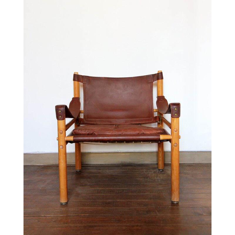 Pair of vintage Sirocco armchairs by Arne Norell, 1954