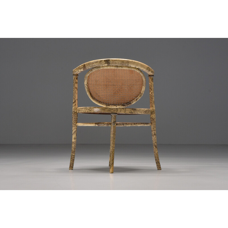 Poltrona vintage in rattan Thonet, 1905