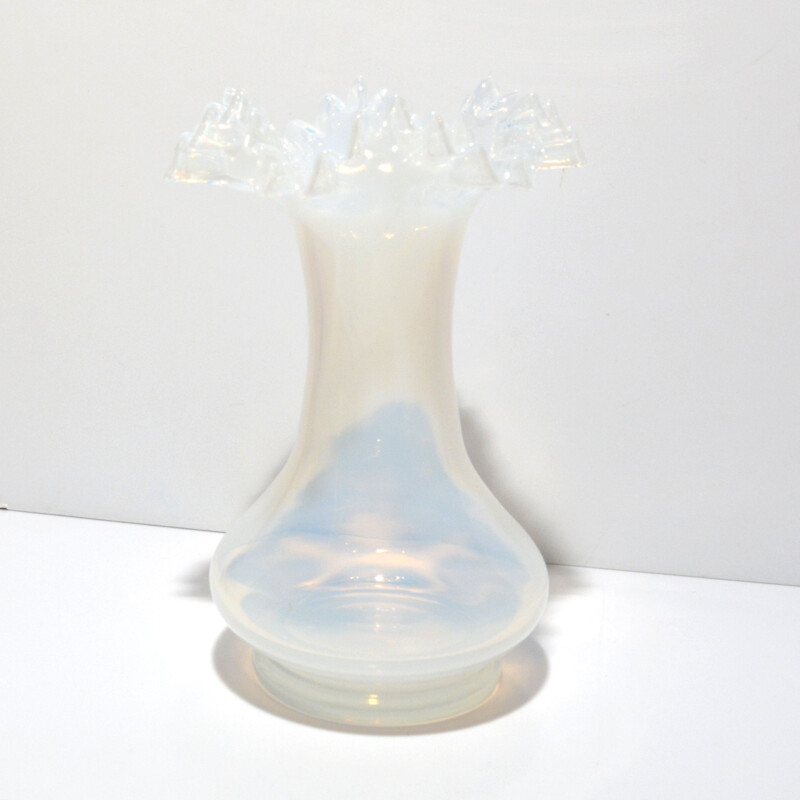 Vase vintage en verre de par Crystalex Novy Bor, tchèque 1960