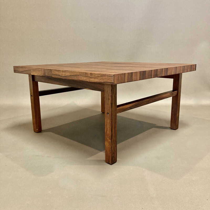 Vintage rosewood coffee table by Kai Kristiansen for Bramin, 1950