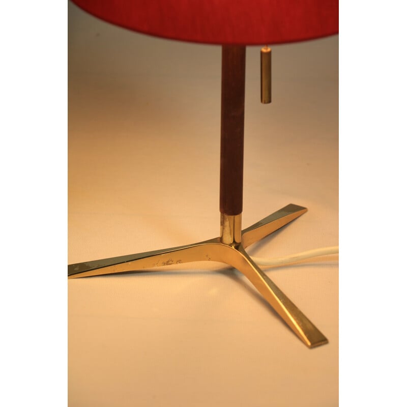 Pair of vintage tripod table lamps by Kalmar, Austria 1950s