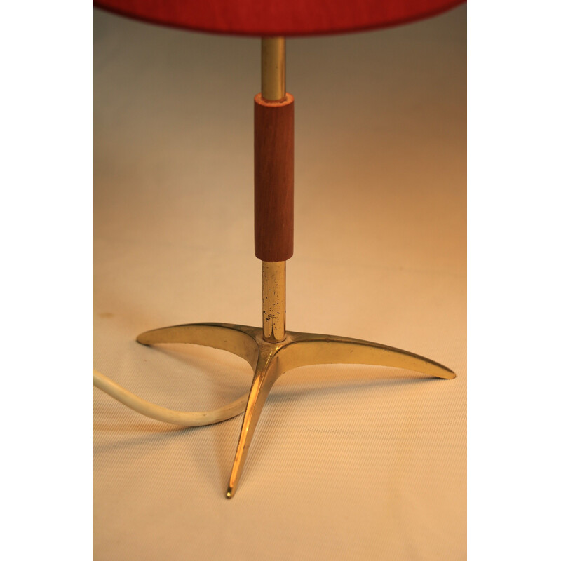 Paire de lampes de table tripodes vintage par Kalmar, Autriche 1950