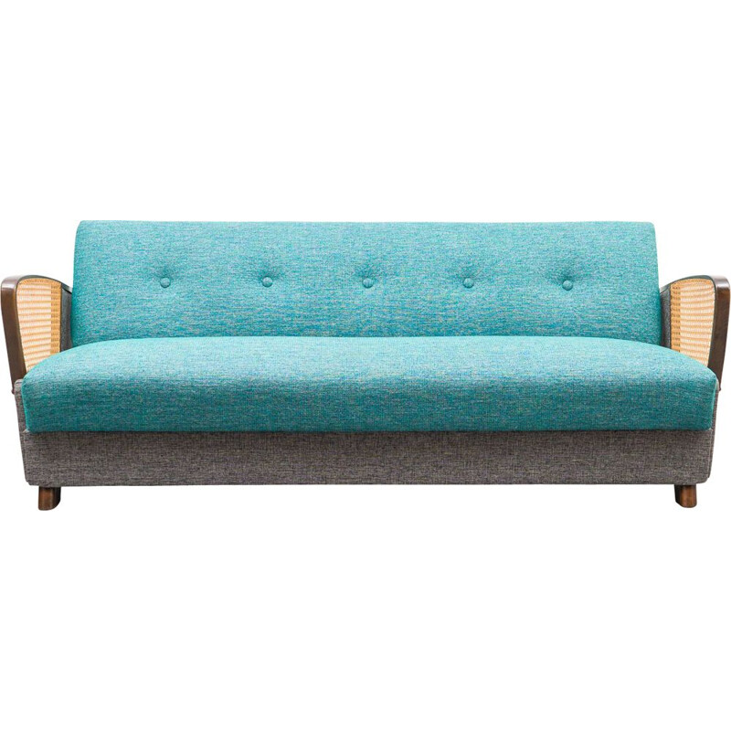 Vintage sofabed two-coloured, 1950s