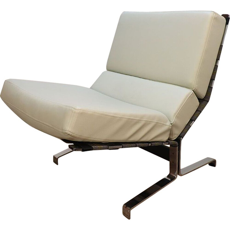Vintage fauteuil van Etienne Fermigier voor Meuble et Fonction, 1960