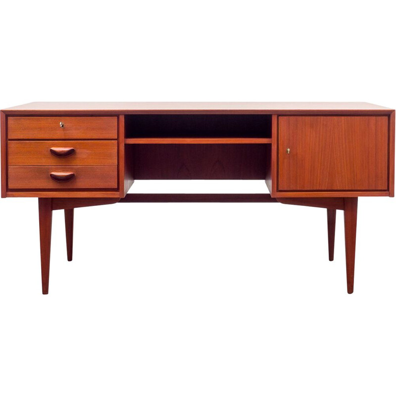 Bureau vintage en teck, 1960