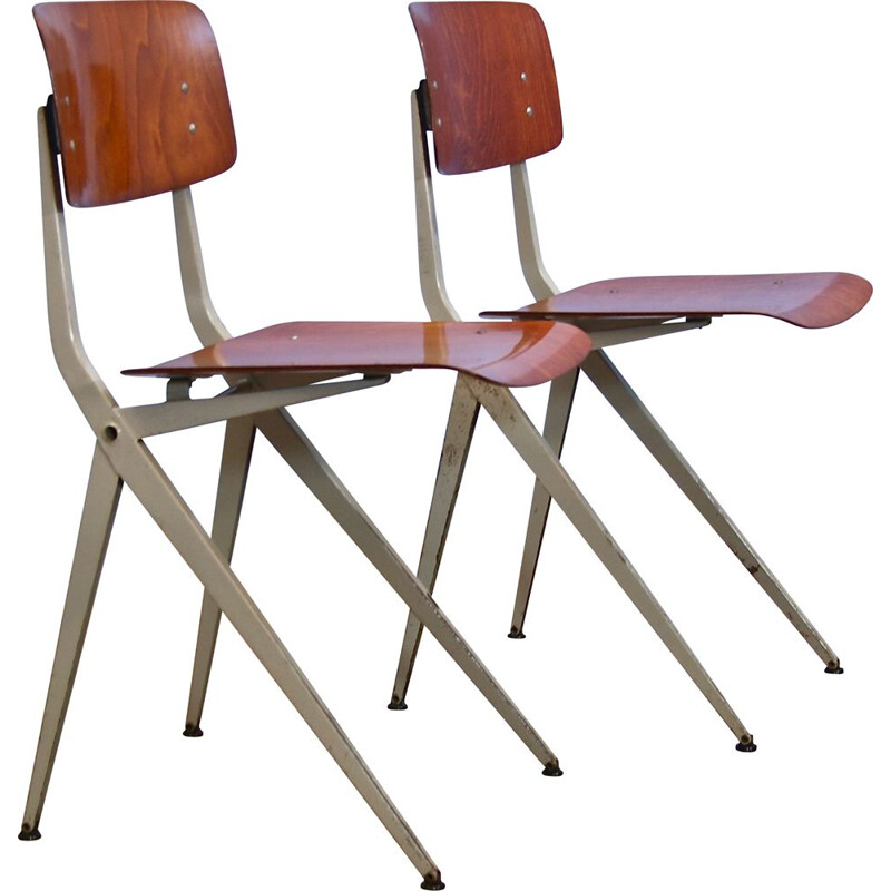 paire de chaises néerlandaises - 1960