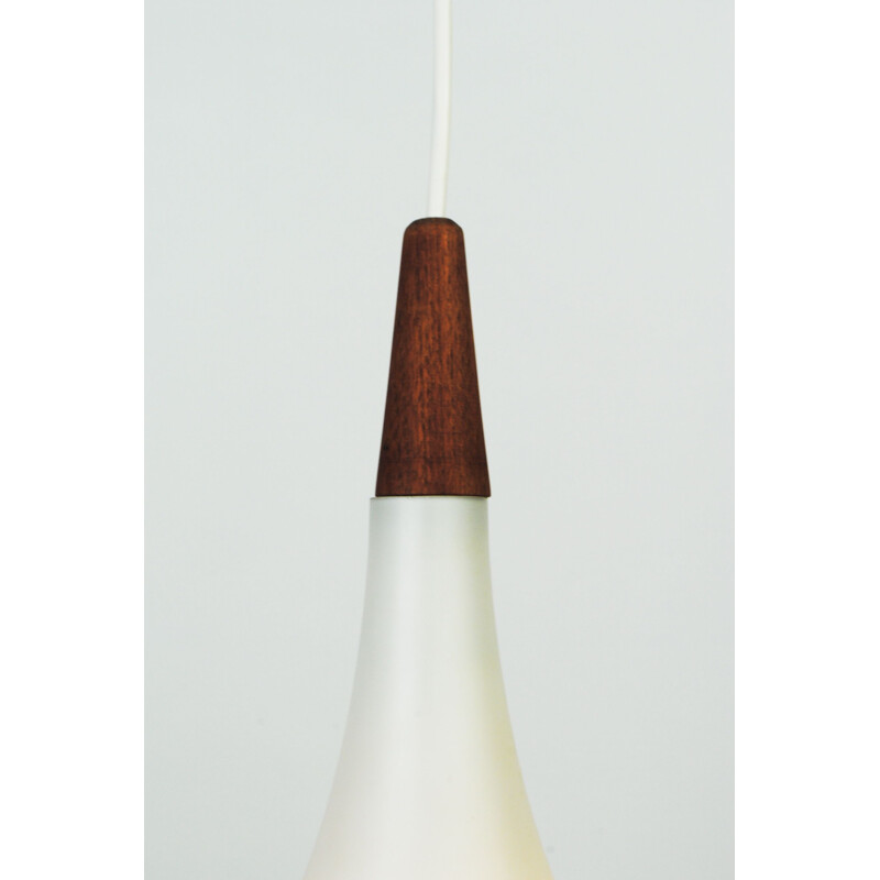 Vintage drop pendant lamp by Holmegaard, 1960s