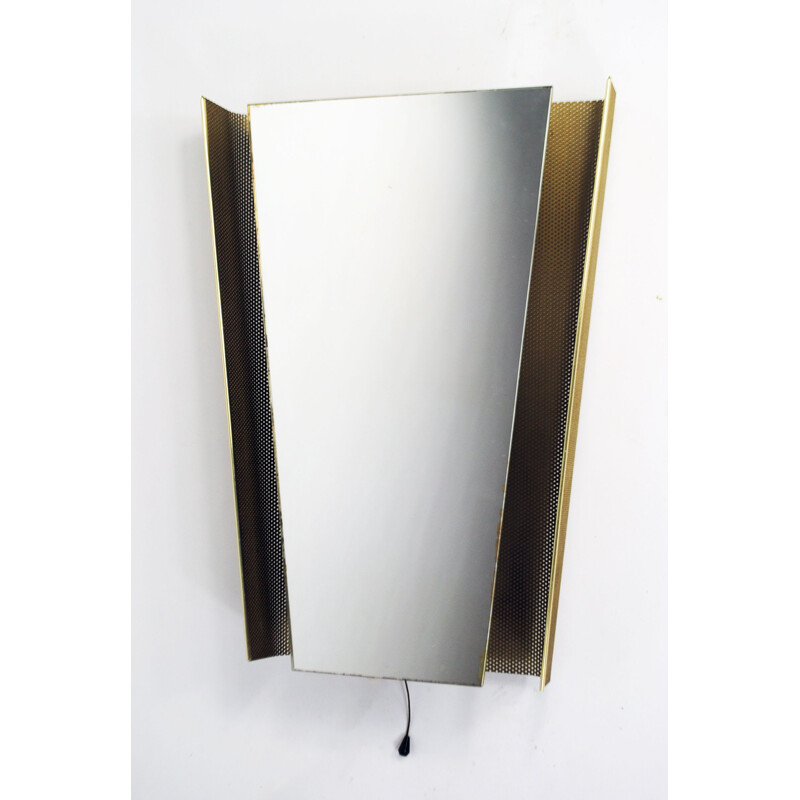 Vintage mirror by Mathieu Mategot for Artimeta, Netherlands 1950