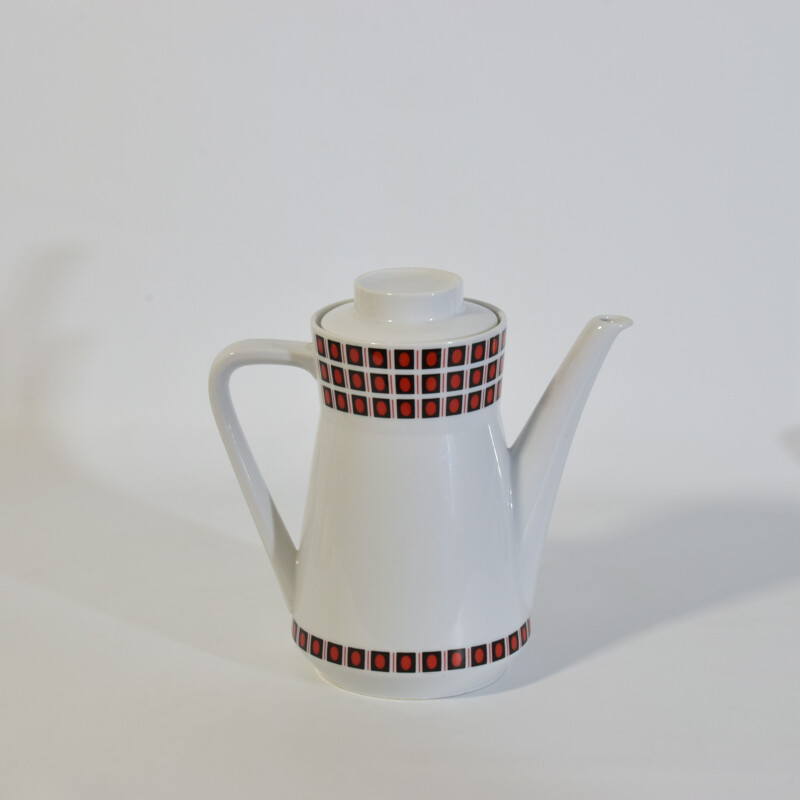 Service à café vintage en porcelaine par Cora pour Seltmann Weiden, 1960