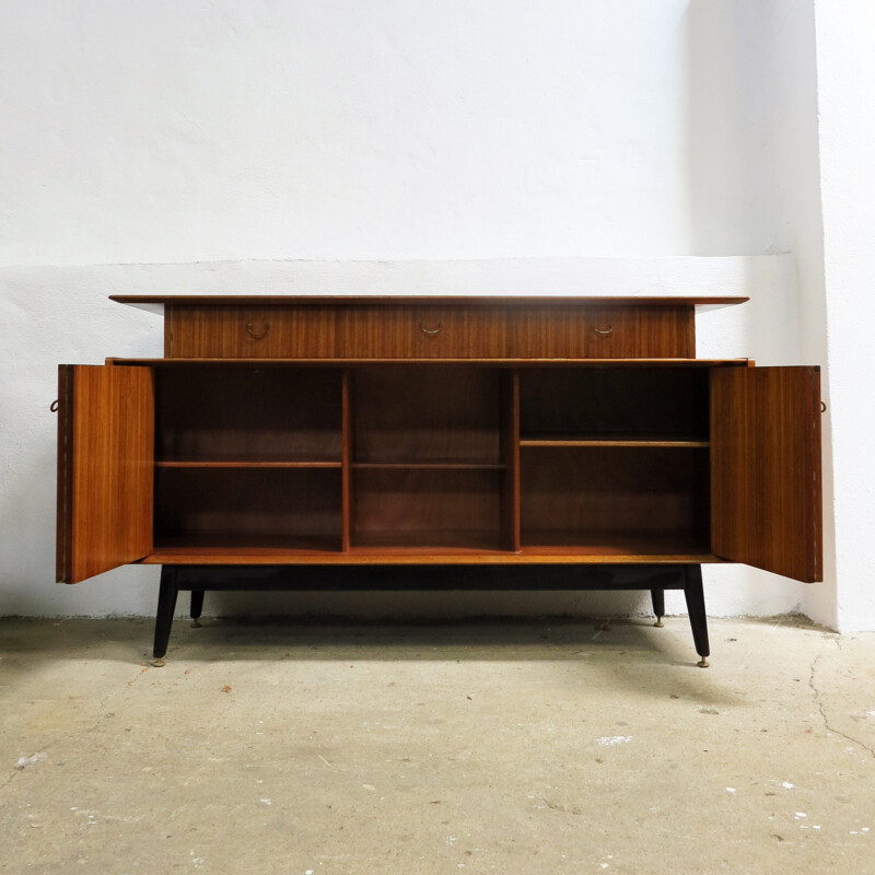 Vintage tola sideboard on cabinetmaker legs by E Gomme for G-Plan, UK 1950