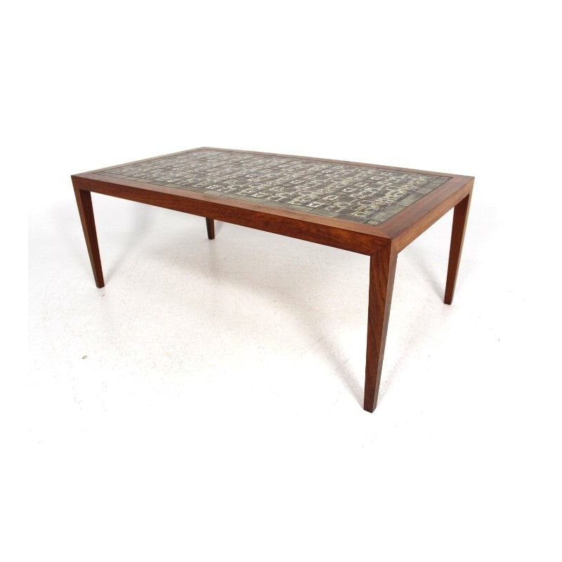 Vintage coffee table by Severin Hansen for Haslev Møbelfabrikk, Denmark 1960