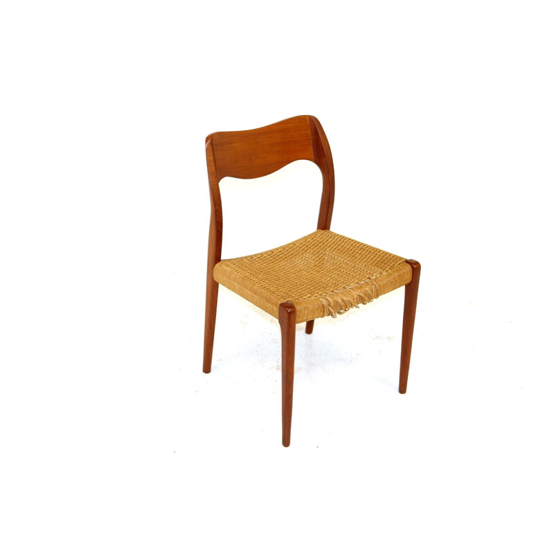 Set of 4 vintage rosewood chairs by Niels o Møller for Jl Møller, 1960