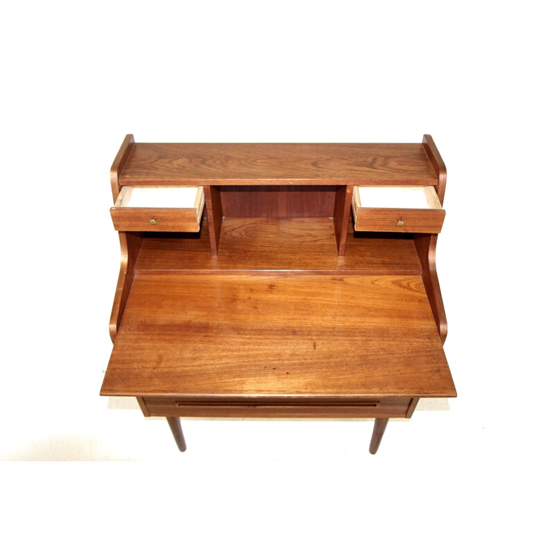 Vintage teak secretary, Sweden 1960