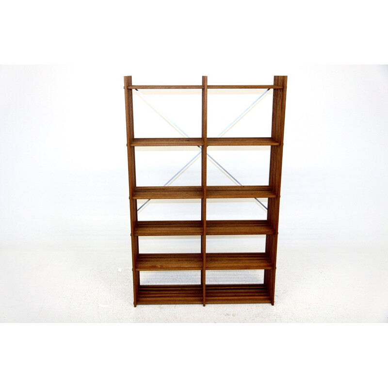 Vintage mahogany bookcase by Thorvald Lissau, Denmark 1970