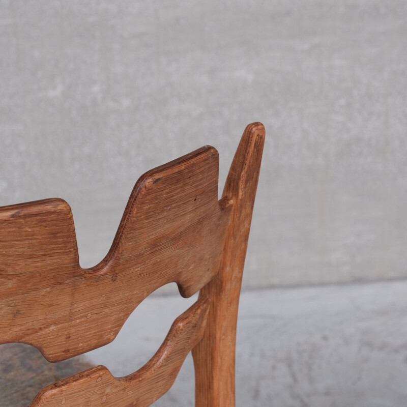 Ensemble de 6 chaises vintage en bois de chêne par Henning Kjaernulf, Danemark 1960