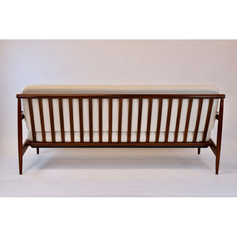 Vintage 3 seater teak sofa