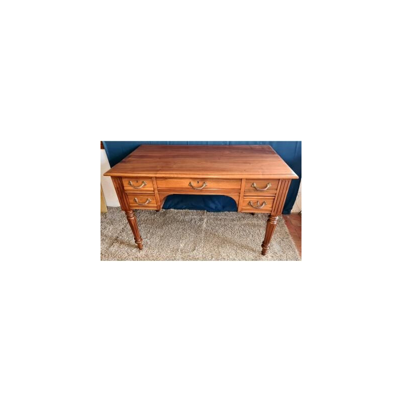 Vintage desk in solid walnut