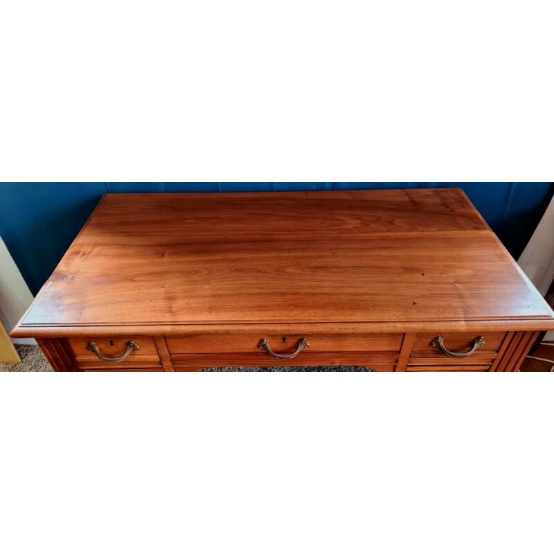 Vintage desk in solid walnut